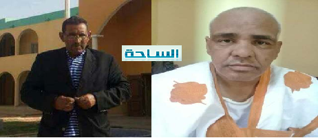 من اليمين النقابي الراجل ولد سعيد والشاعر محمد ولد امحيمد