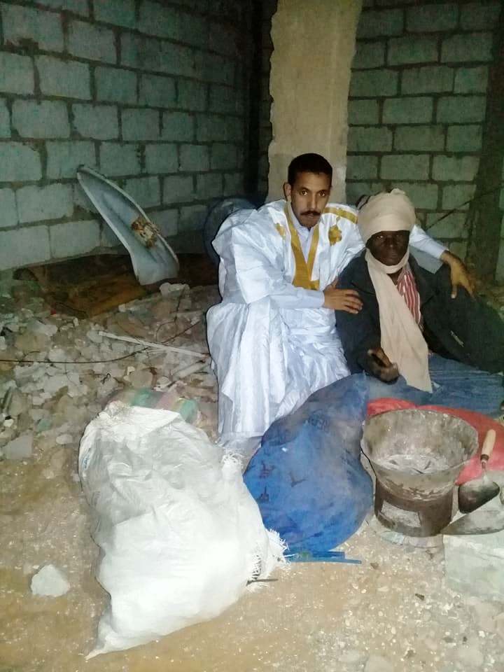 الصورة لموفد الساحة مع السيد عالي ولد مامدو ولد الصبار