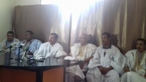 جانب من المؤتمر الصحفي