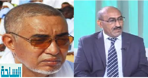 من اليمين سيدي محمد ولد محمد الشيخ مهندس رئيسي في التقنيات البحرية، والوزير الأول الموريتاني المهندس يحي ولد حدمين